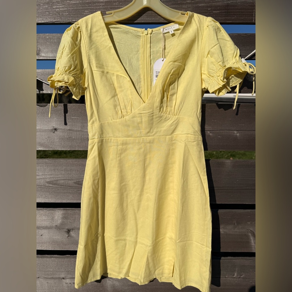 Yellow Mini Dress